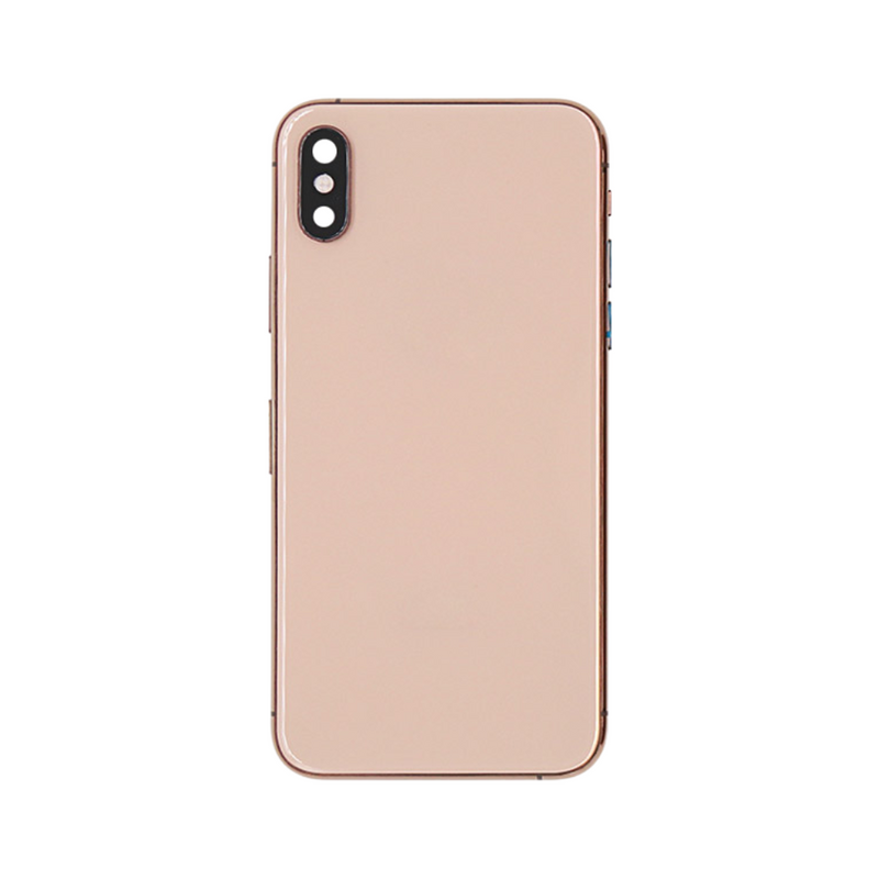 OEM Pulled iPhone XS Max Housing (B Grade) with Small Parts Installed - Gold (with logo)