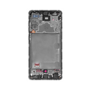 Samsung Galaxy A72 - OLED Screen Assembly with Frame - Black (Glass Change)