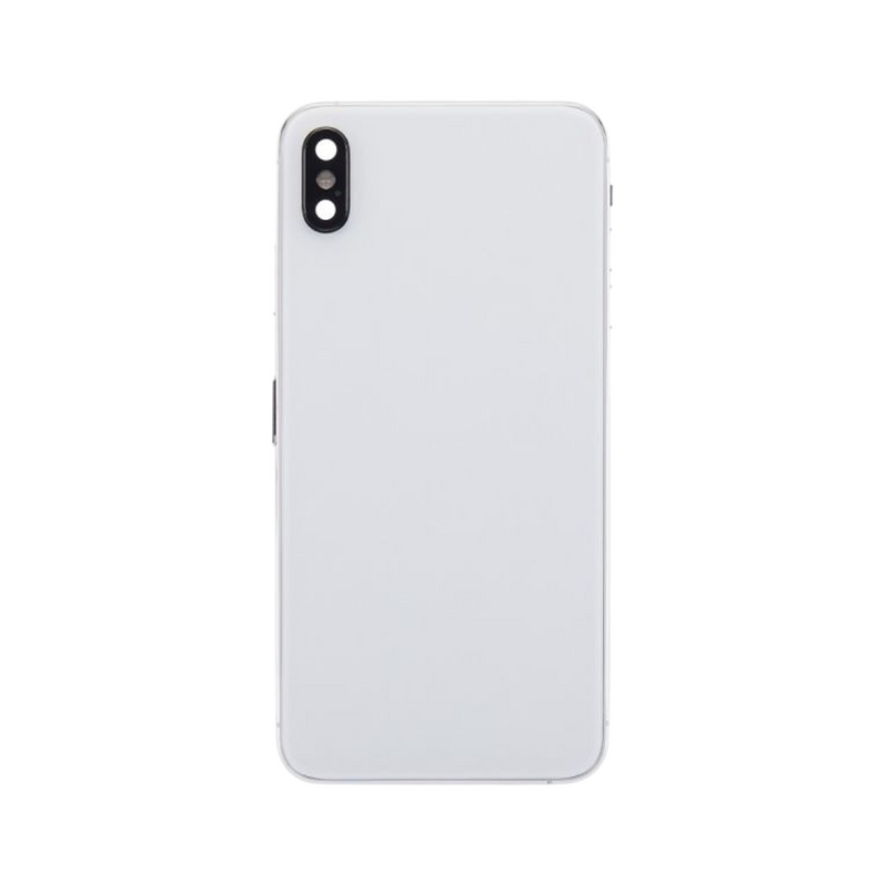 OEM Pulled iPhone XS Max Housing (A Grade) with Small Parts Installed - Silver (with logo)