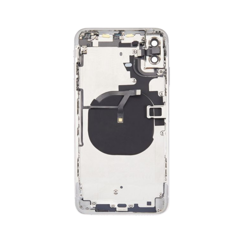 OEM Pulled iPhone X Housing (B Grade) with Small Parts Installed - Silver (with logo)