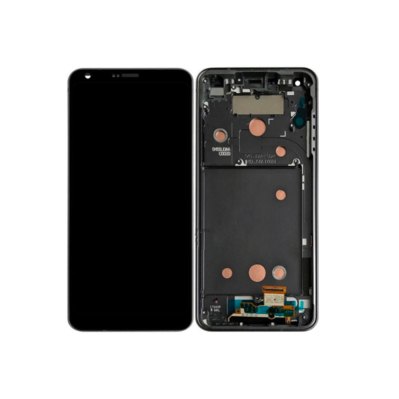 LG G6 LCD Assembly - Original with Frame (Black)