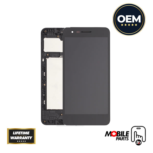 LG K8 (2018) / Phoenix 4 LCD Assembly - Original with Frame (Black)