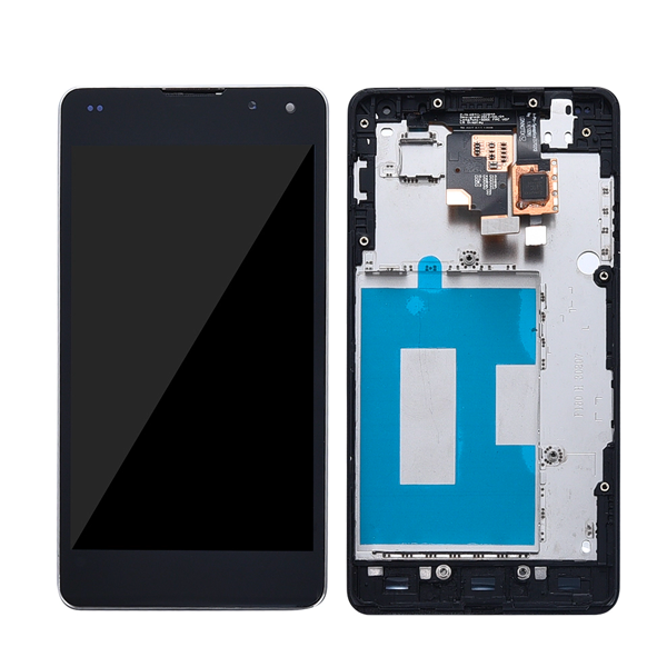 LG Optimus G LCD Assembly - Original with Frame (Black)