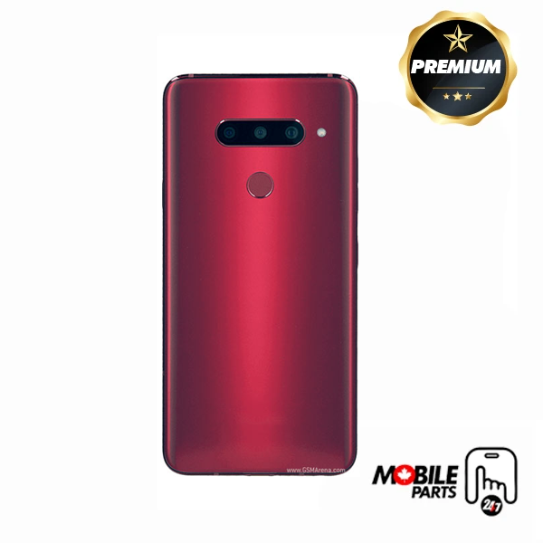 LG V40 ThinQ Back Cover (Carmine Red)