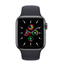 Apple Watch Series SE Space Grey Aluminum Case Midnight Sport Band - 44mm - GPS  - Brand New