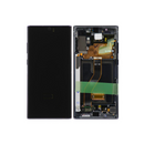 Samsung Galaxy Note 10 - OLED Assembly with frame Aura Black (Glass Change)