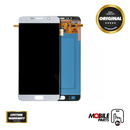 Samsung Galaxy Note 5 - OLED Assembly with frame White Pearl (Glass Change)