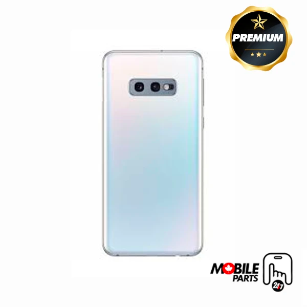 Samsung Galaxy S10e Back Cover Glass with camera lens (Prism White)