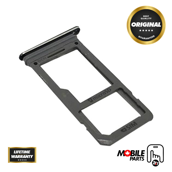 Samsung Galaxy S8 Sim Tray - Aftermarket (Midnight Black)