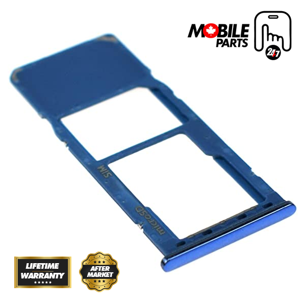 Samsung Galaxy A20 Single Sim Tray - Aftermarket (Blue)