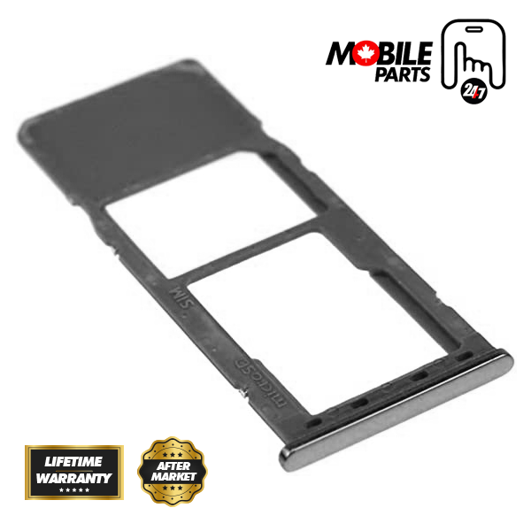 Samsung Galaxy A20 Single Sim Tray - Aftermarket (Silver)