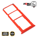 Samsung Galaxy A20s Dual Sim Tray - Original (Red)