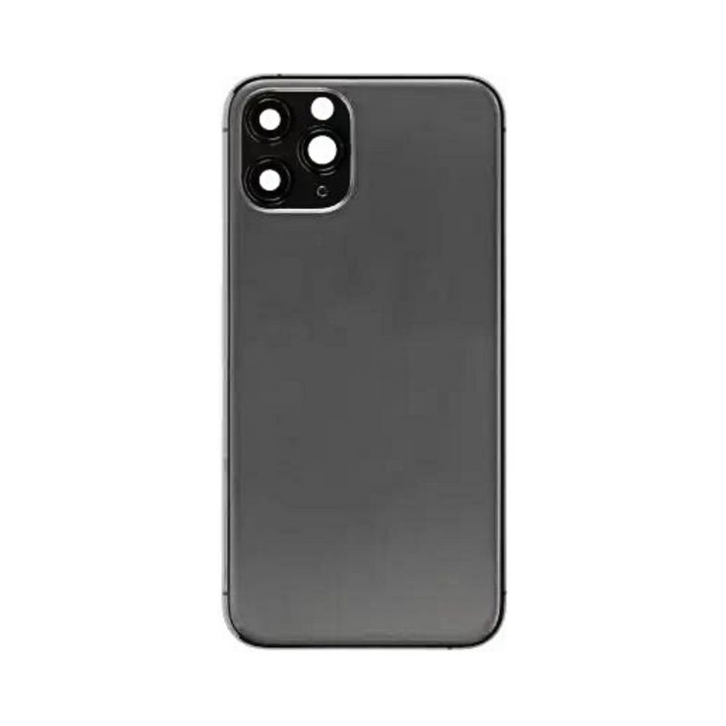 OEM Pulled iPhone 11 Pro Max Housing (A Grade) with Small Parts Installed - Space Grey (with logo)