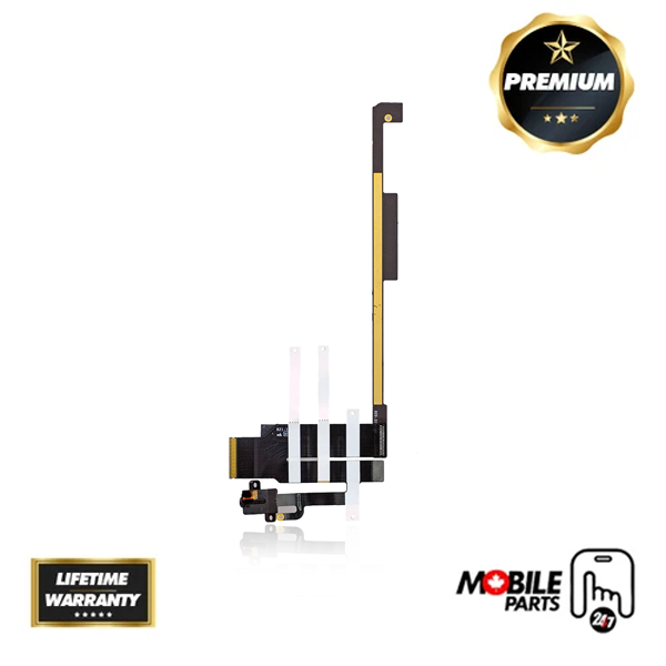 iPad 2 Headphone Jack with Flex Cable - Premium (Black)