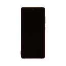 Samsung Galaxy S20 FE 5G - OLED Assembly with frame Cloud Lavender (Service Pack)