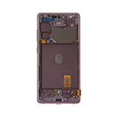 Samsung Galaxy S20 FE 5G - OLED Assembly with frame Cloud Lavender (Service Pack)