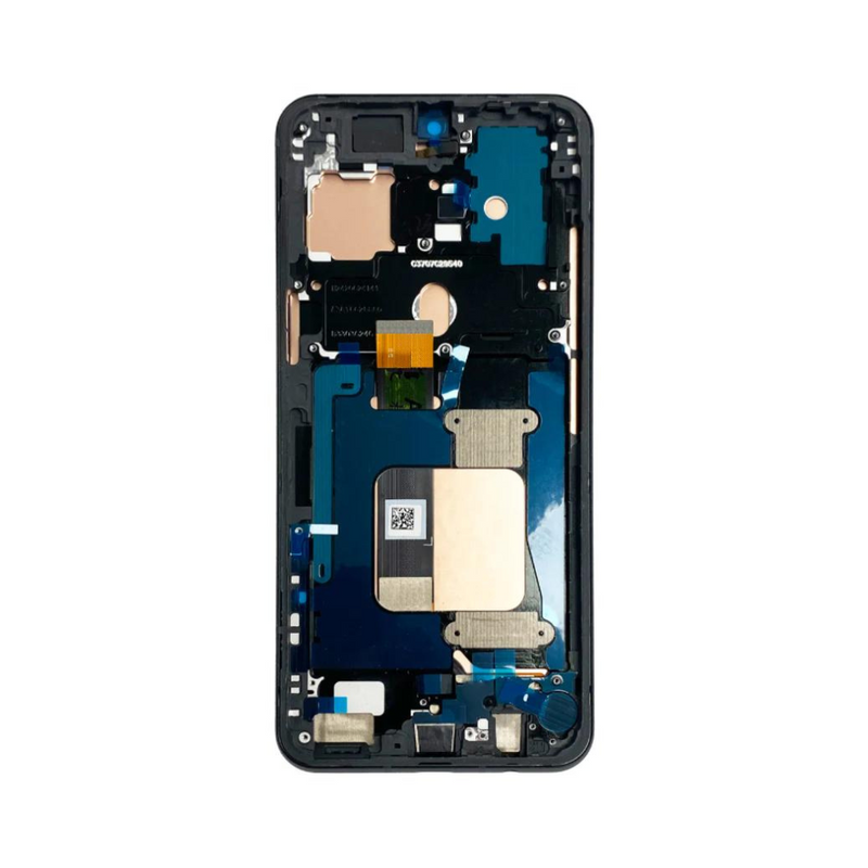 LG V60 LCD Assembly - Original with Frame (Black)