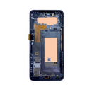 LG V50 LCD Assembly - Original with Frame (Black)