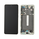 Samsung Galaxy S21 FE - OLED Assembly with frame Olive (Glass Change)