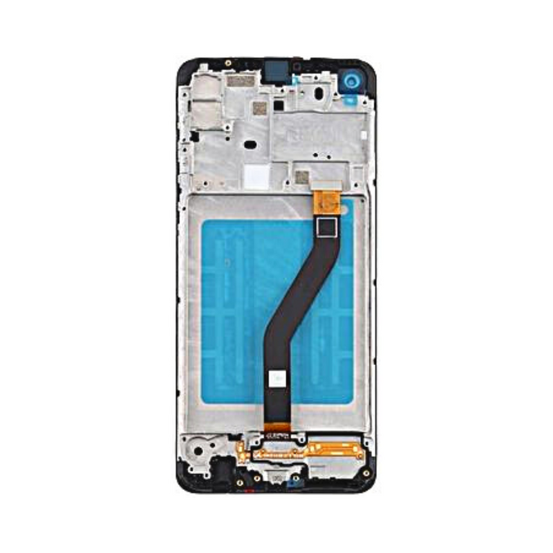 Samsung Galaxy A21 - OLED Screen Assembly with Frame Black (Service Pack)