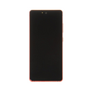 Samsung Galaxy S20 FE 5G - OLED Assembly with frame Cloud Red (Service Pack)