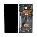 Samsung Galaxy Note 10 Plus - Original Pulled OLED Assembly with frame Aura Black - (C Grade)