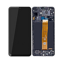 Samsung Galaxy A12 - OLED Screen Assembly with Frame Black (Service Pack)