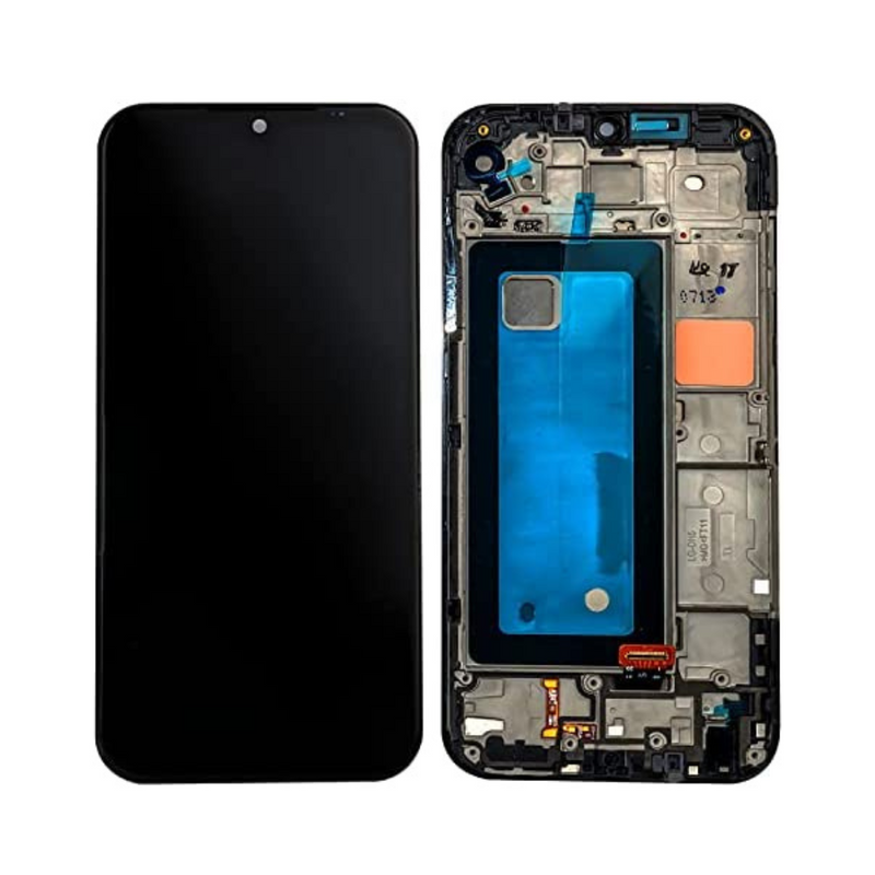 LG K8X (2020) / K31 LCD Assembly - Original with Frame (Black)