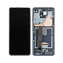 Samsung Galaxy S20 Ultra 5G - OLED Assembly with Frame(Compatible with all carriers) Cosmic Black (Glass Change)