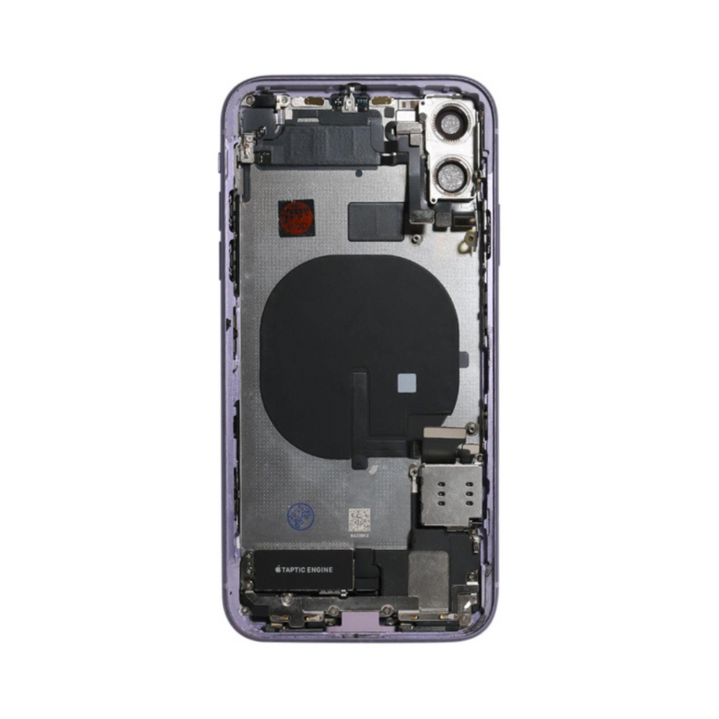 OEM Pulled iPhone 12 Housing (B Grade) with Small Parts Installed - Purple (with logo)