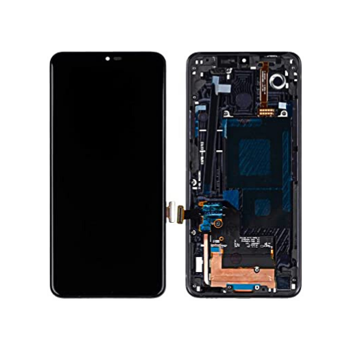 LG G7 ThinQ LCD Assembly - Original with Frame (Black)