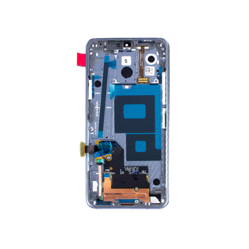 LG G7 ThinQ LCD Assembly - Original with Frame (Grey)