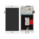OnePlus 3 LCD Assembly - Original with Frame (White)