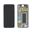 Samsung Galaxy S9 - OLED Assembly with Frame (Compatible with all carriers) Cosmic Grey (Glass Change)