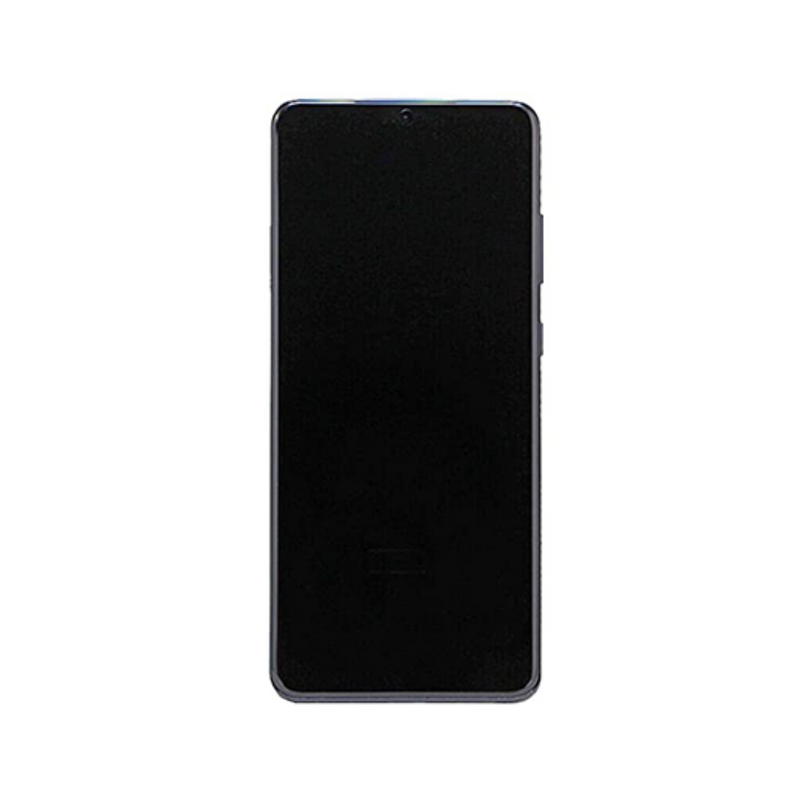 Samsung Galaxy S20 5G - OLED Assembly with Frame (Compatible with all carriers) Cosmic Black (Glass Change)