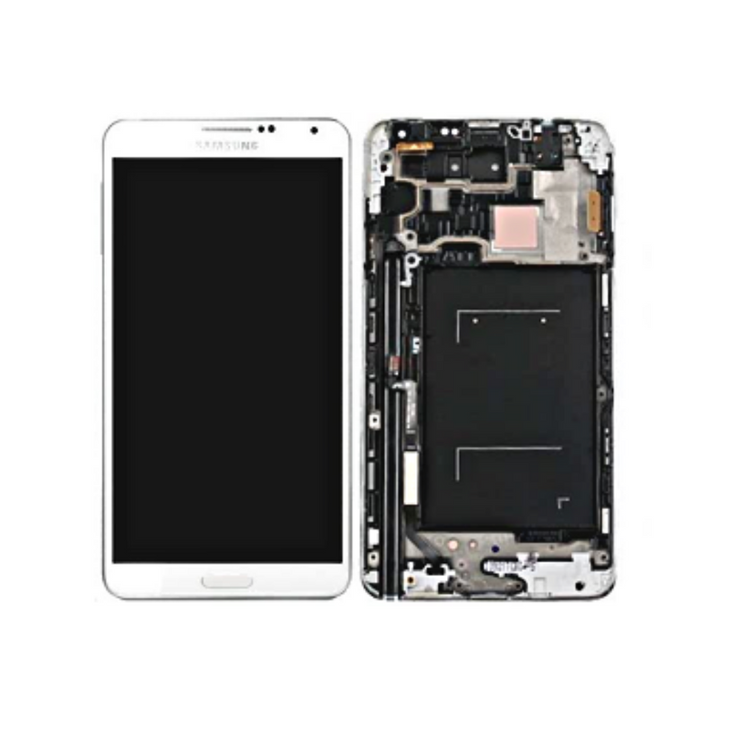 Samsung Galaxy Note 3 - Original LCD Assembly with frame White