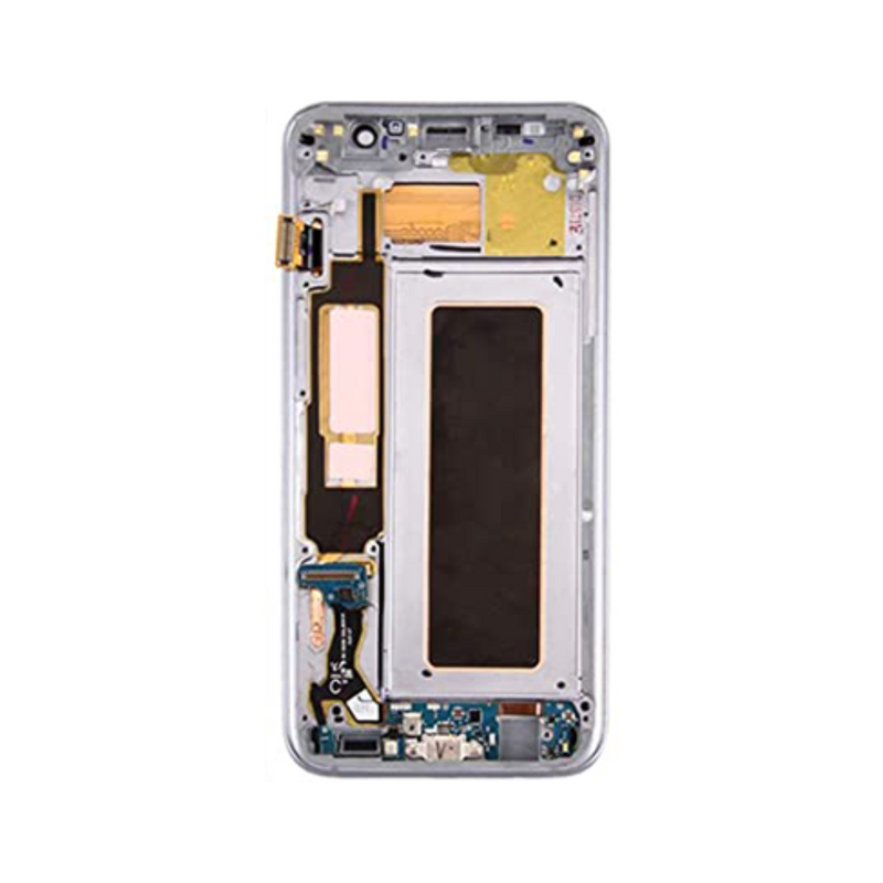 Samsung Galaxy S7 - OLED Assembly with Frame (Compatible with all carriers) Silver (Glass Change)