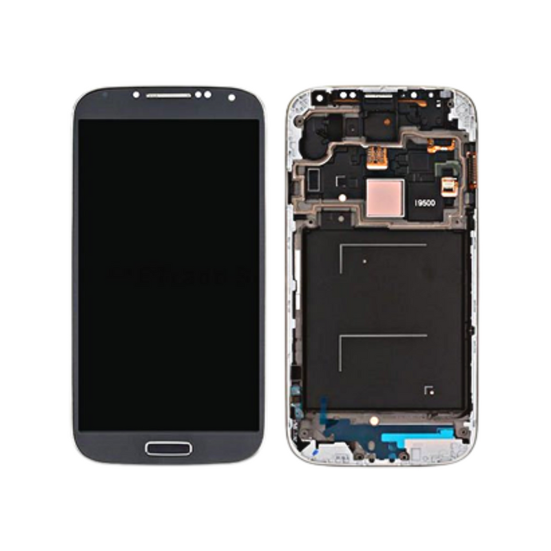 Samsung Galaxy S4 - Original LCD Assembly with frame Black Mist