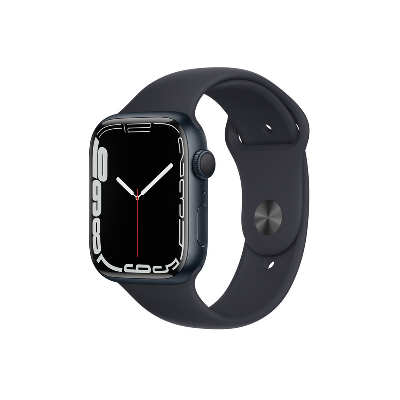 Apple Watch Series 7 Midnight Aluminium Case with Midnight Sport Band - 45mm - GPS + Cellular - Brand New