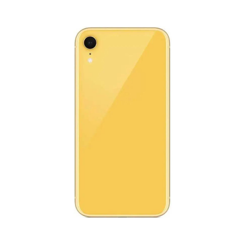 OEM Pulled iPhone XR Housing (A Grade) with Small Parts Installed - Yellow (with logo)